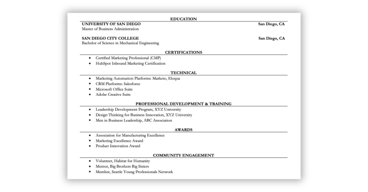 Image8 - Resumespice Writing Your Education, Certification, and Technical Skills Section on Your Resume