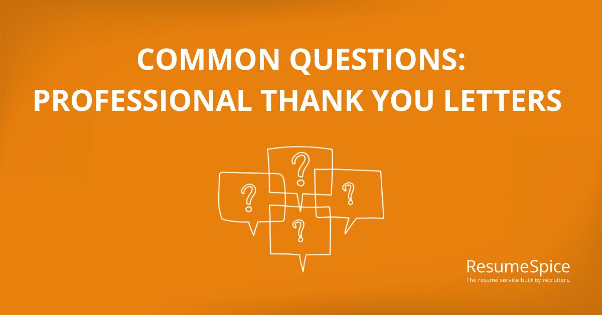 How to Write Professional Thank You Letters