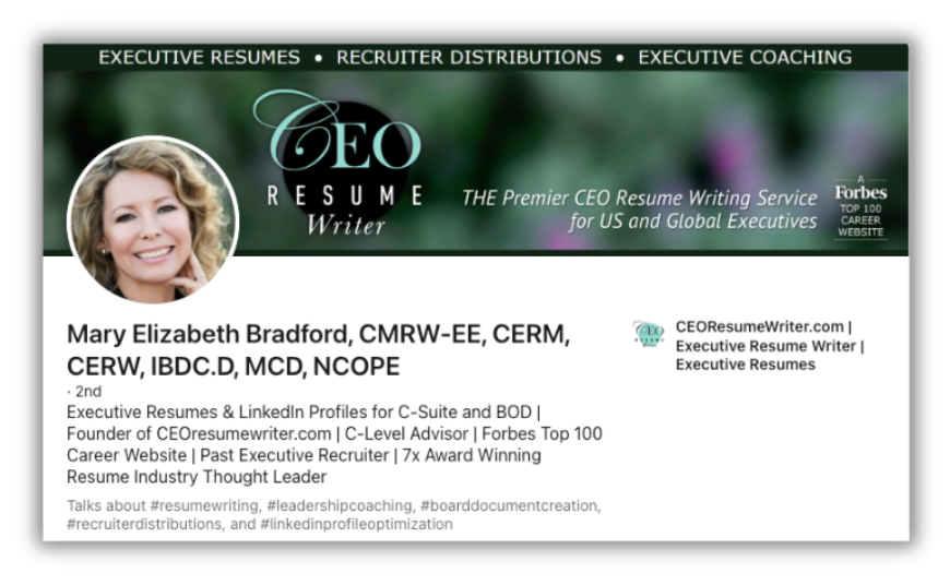 Mary Elizabeth Bradford Linkedin Reviews 